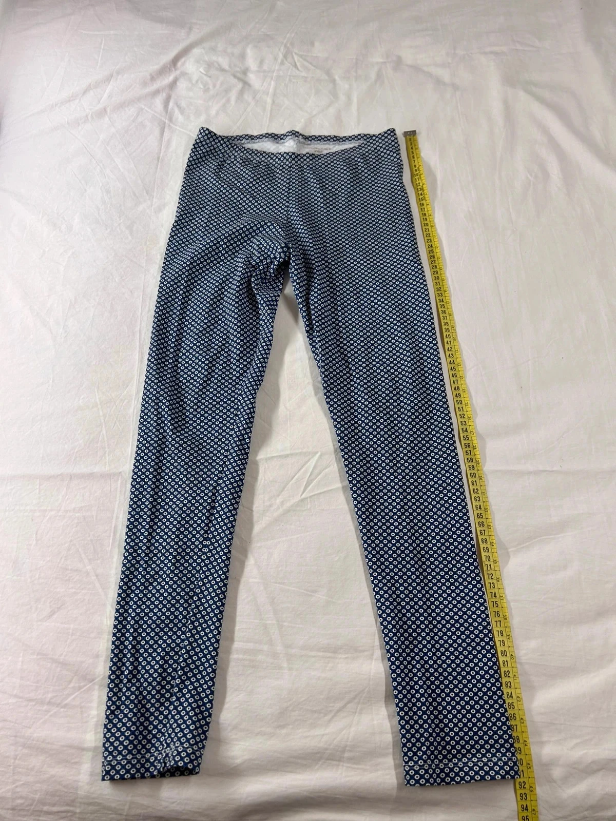 Pantalon bleu marine à motifs blanc monoprix kids